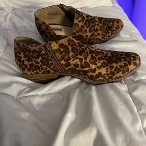 Cheetah booties